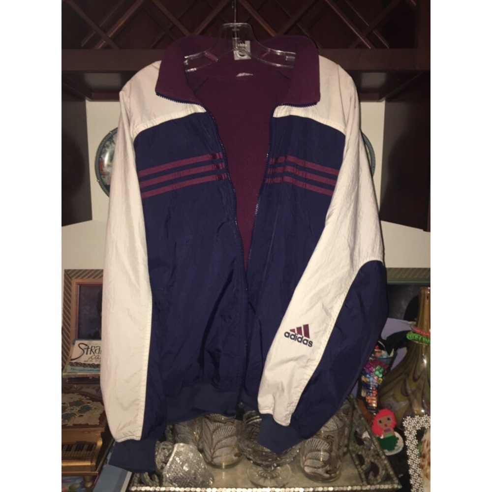 Vintage adidas reversible windbreaker